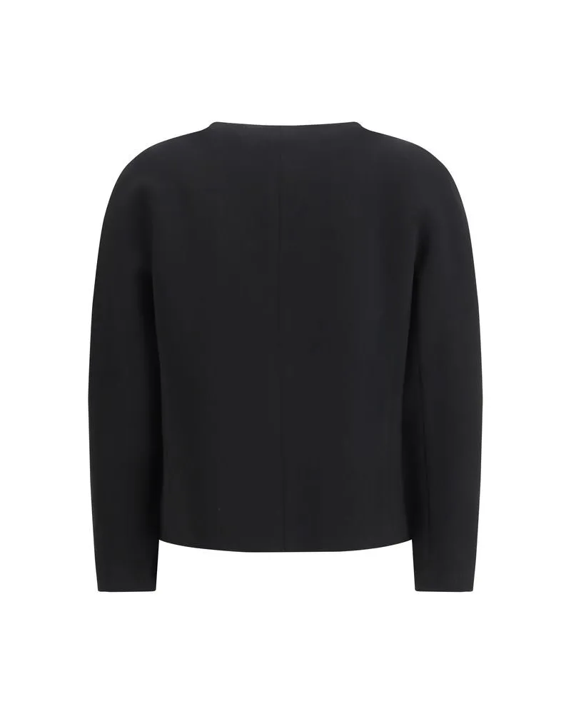 Max Mara Women's Black Triacetate Coat Clothing Black