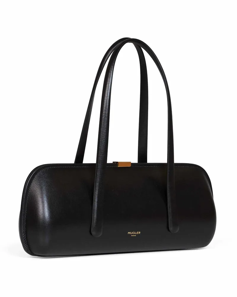 Thierry Mugler Aurora Shoulder Bag — Black Black