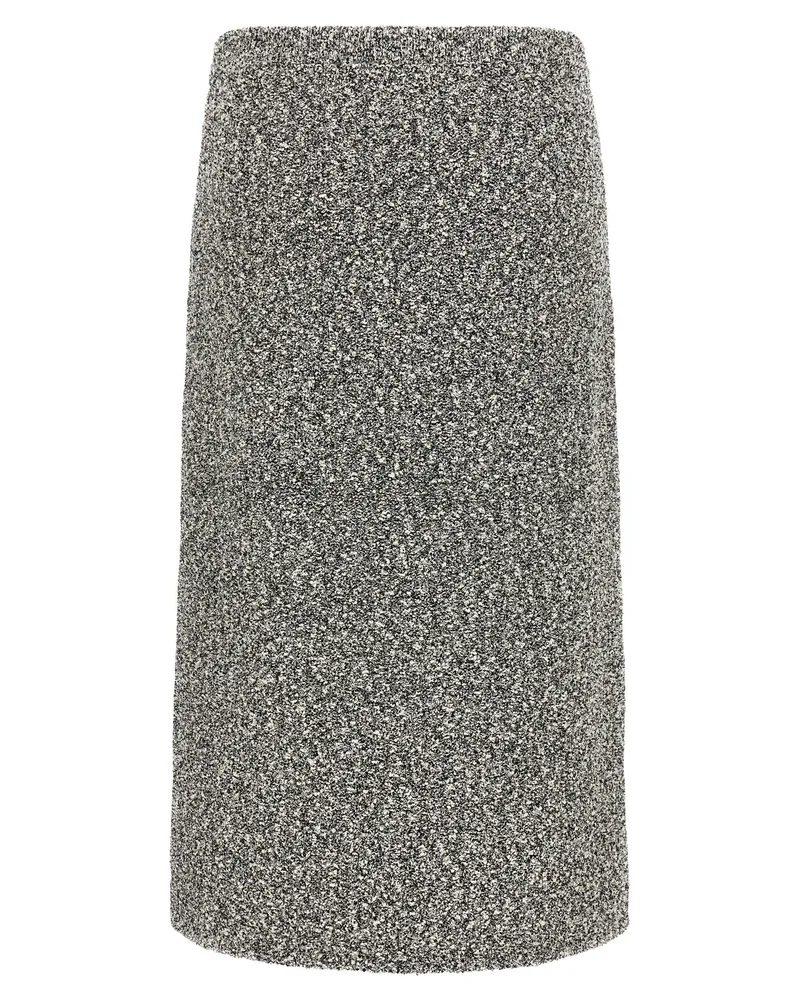 Tory Burch Women Black Polyamide Midi Skirt Black