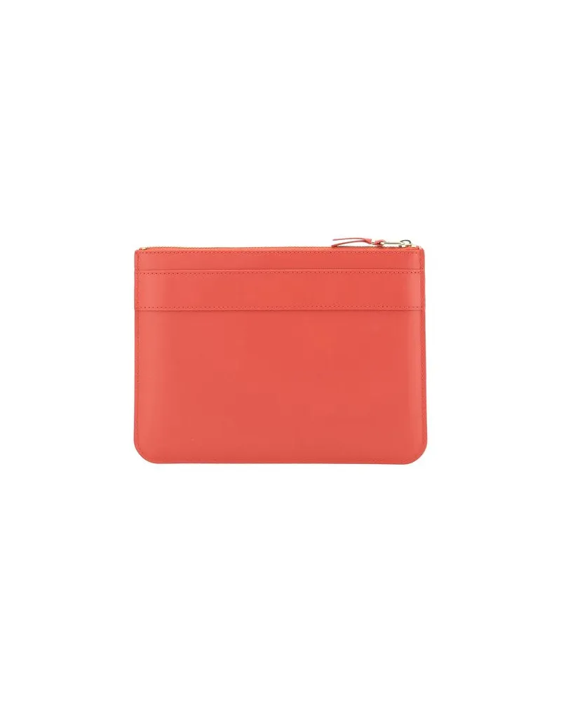 Comme des Garçons Men's Multicolor Calf Leather Bos Taurus Wallet Red