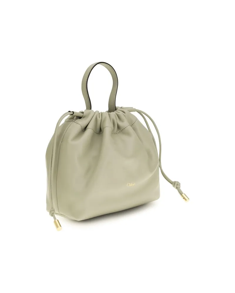 Chloé Women's Gray Lamb Ovis Aries Shoulder Bag Gray