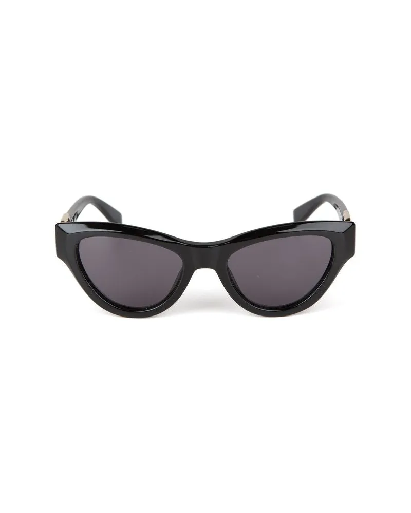 Furla Women's Sunglasses Glossy Black Acetate Black