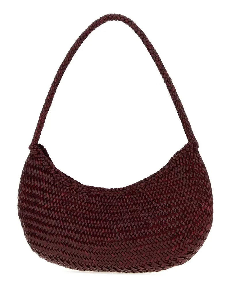 Dragon Diffusion Nova Luna Calfskin Leather Shoulder Bag — Burgundy Burgundy