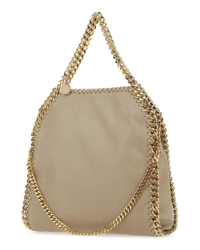Stella McCartney Women's Cappuccino Shaggy Deer Mini Falabella Handbag Buttercream Borse A Mano Bag Beige