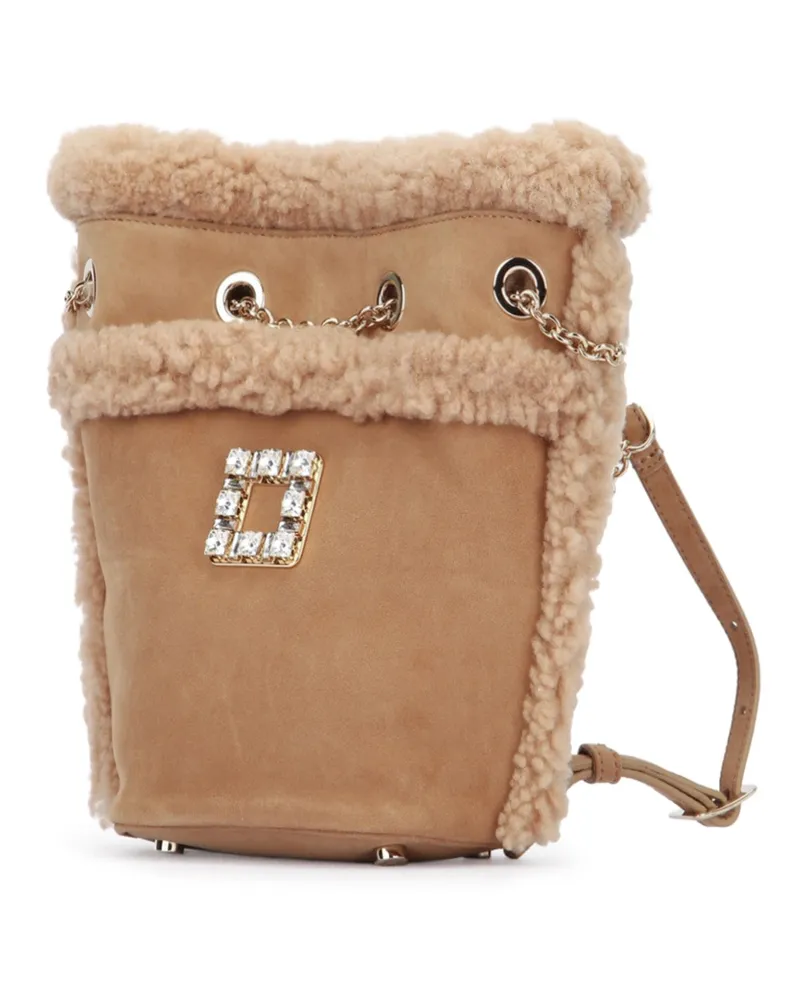 Roger Vivier Women's Borsa A Mano Tabaccochkeniasc Borse Bag Beige