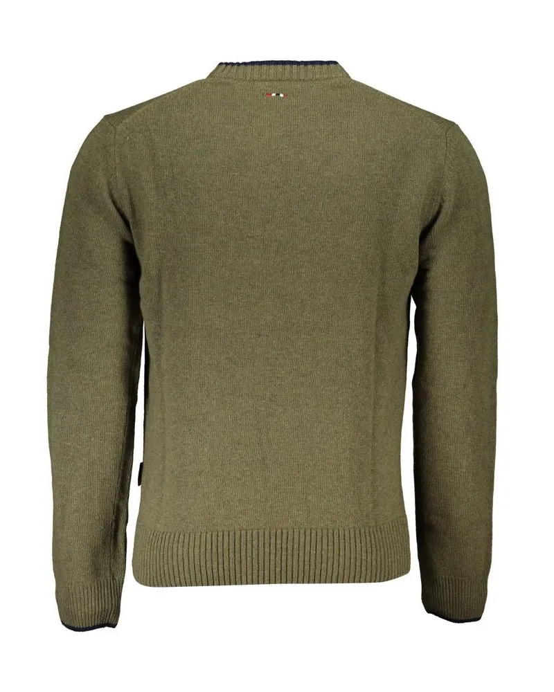 Napapijri Crew Neck Sweater — Green Green