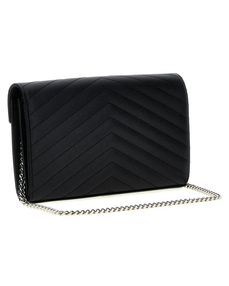 Saint Laurent Clutch — Black Black