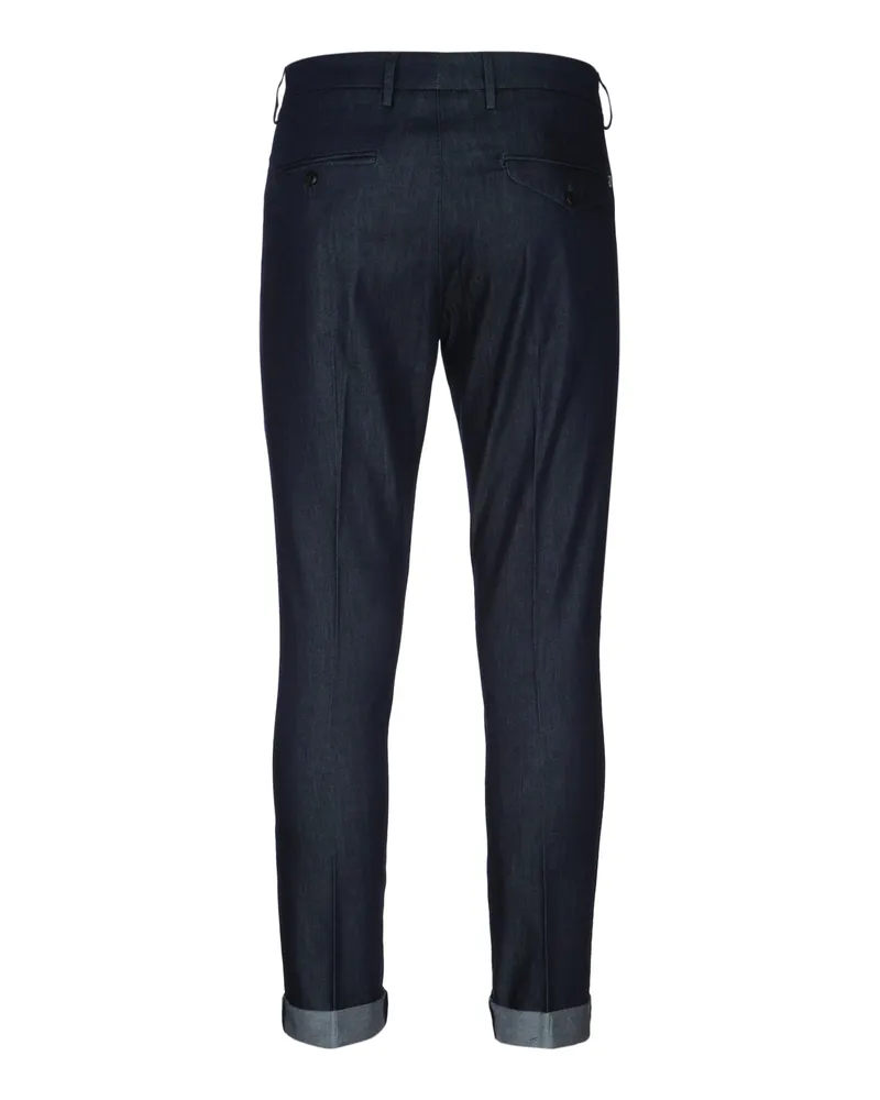 Dondup Men's Pantalone Deep Blue Pantaloni Trousers Blue