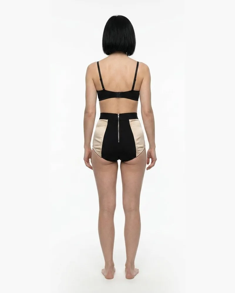 Dolce & Gabbana Women Beige Silk Briefs Clothing Beige