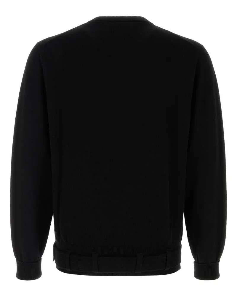 Random Identities Men's Black Wool Blend Sweater Maglieria Black