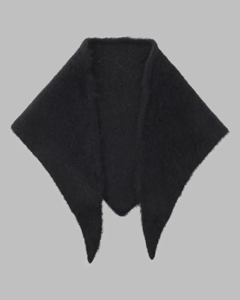 Uma Wang Alpaca Blend Scarf — Black Black