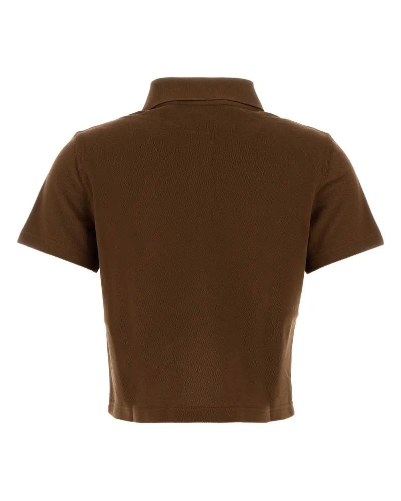 Saint Laurent Polo Polo Shirt — Brown Brown