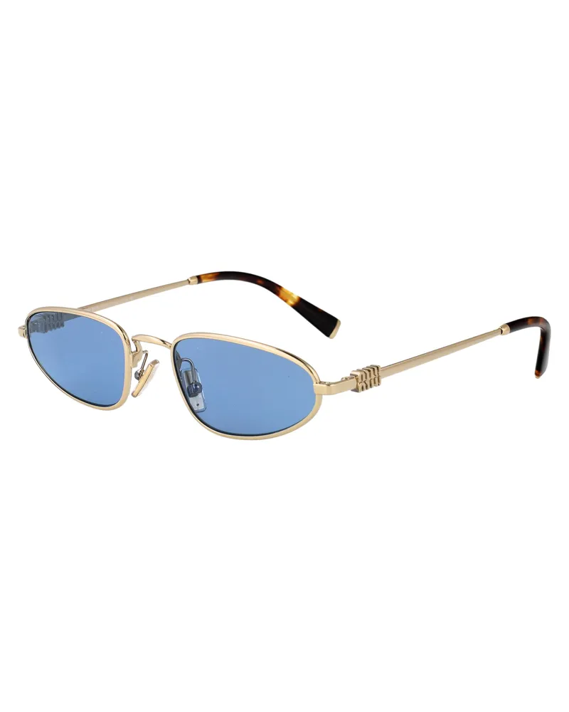 Miu Miu Women's Sunglasses 0mu A52s Pale Gold Metal Gold