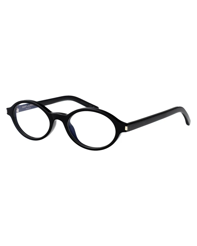 Saint Laurent Women's Sunglasses Sl751 Jeanne Opt Black-Acetate Black-Black-Transparent Glasses & Frames Black/black/transparent Black