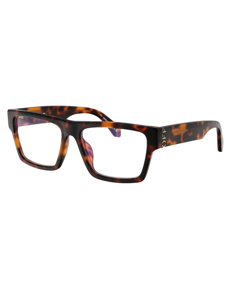 OFF-WHITE Unisex Optical Sunglasses Opticalstyle46 Havana Acetate Glasses & Frames Havana