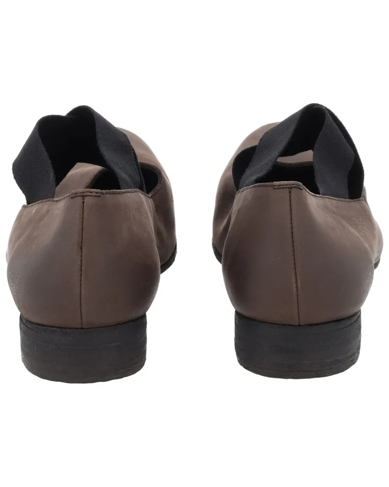 Uma Wang Calf Leather Ballerinas — Brown Brown