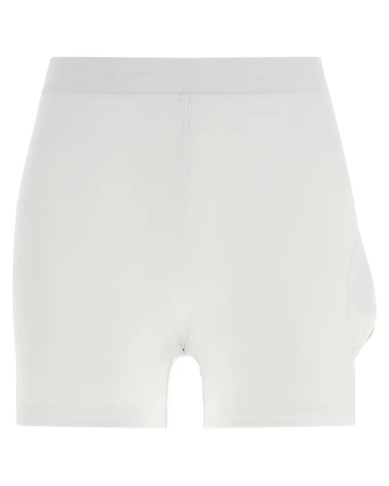 Brunello Cucinelli Logo-Embroidered Piquet Tennis Dress — White White