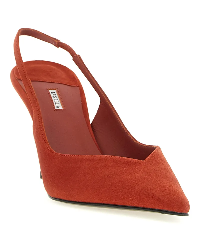 Le Silla Vivienne Slingback Heel — Rust Rust
