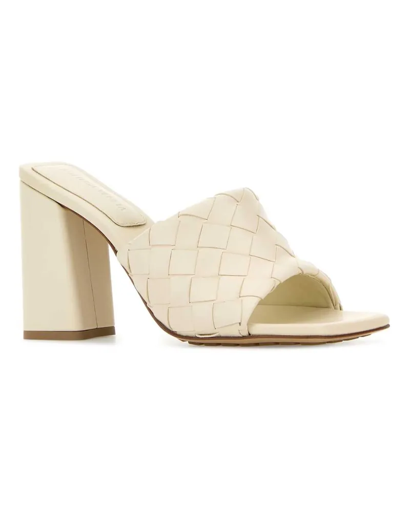 Bottega Veneta Women's Parco Mule Beige Lamb Sandal Beige