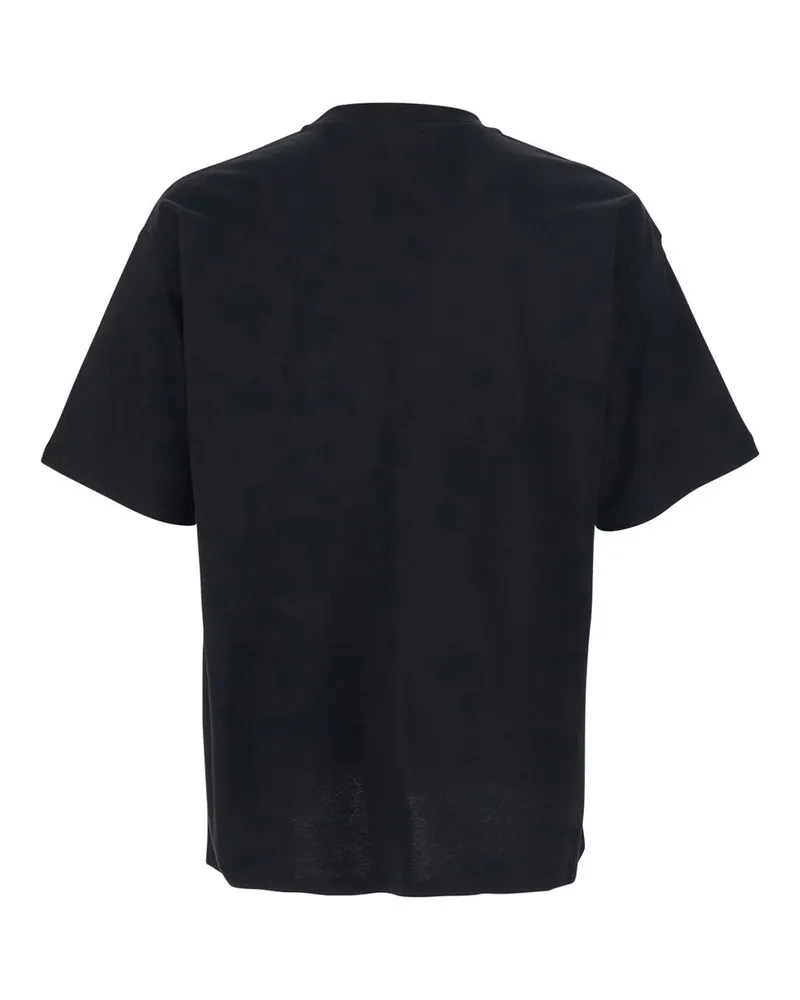 Diesel Men's T-Shirt T-Lucien-Ihbi Black Cotton T-Shirts And Polos Black
