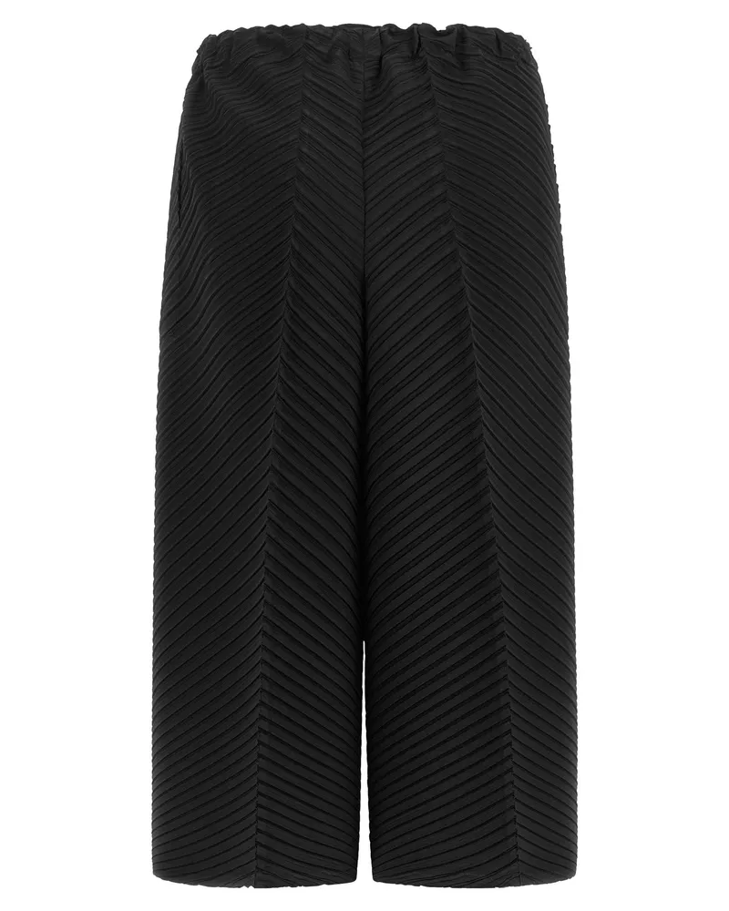 Issey Miyake Tubular Pleats Trousers — Black Black