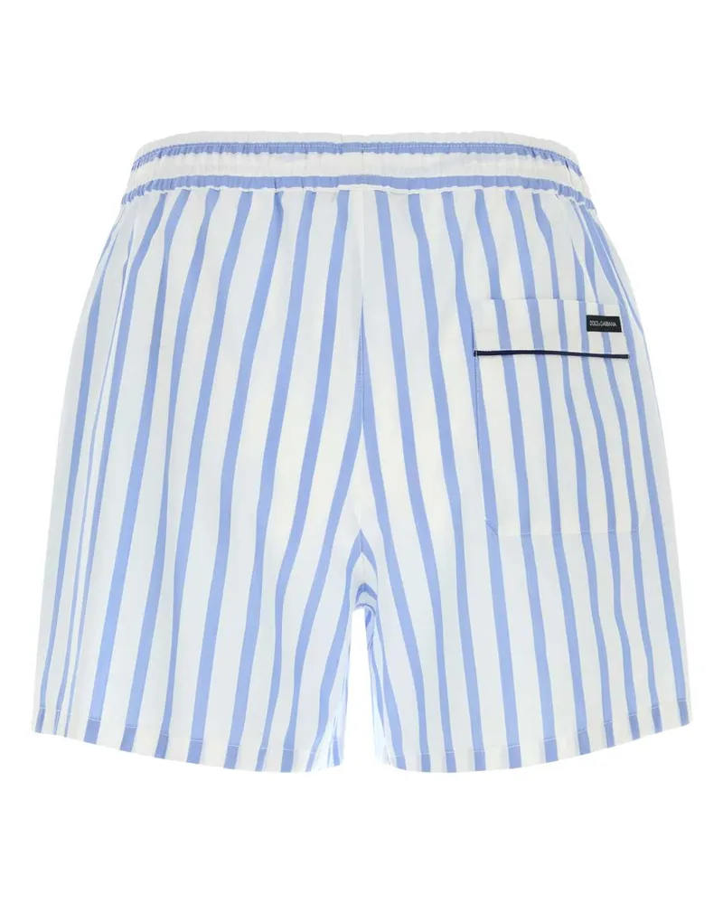 Dolce & Gabbana Gp1n7tfr52w S8051 Rigato Exterior: Cotton Silk Pantaloni Trousers Blue