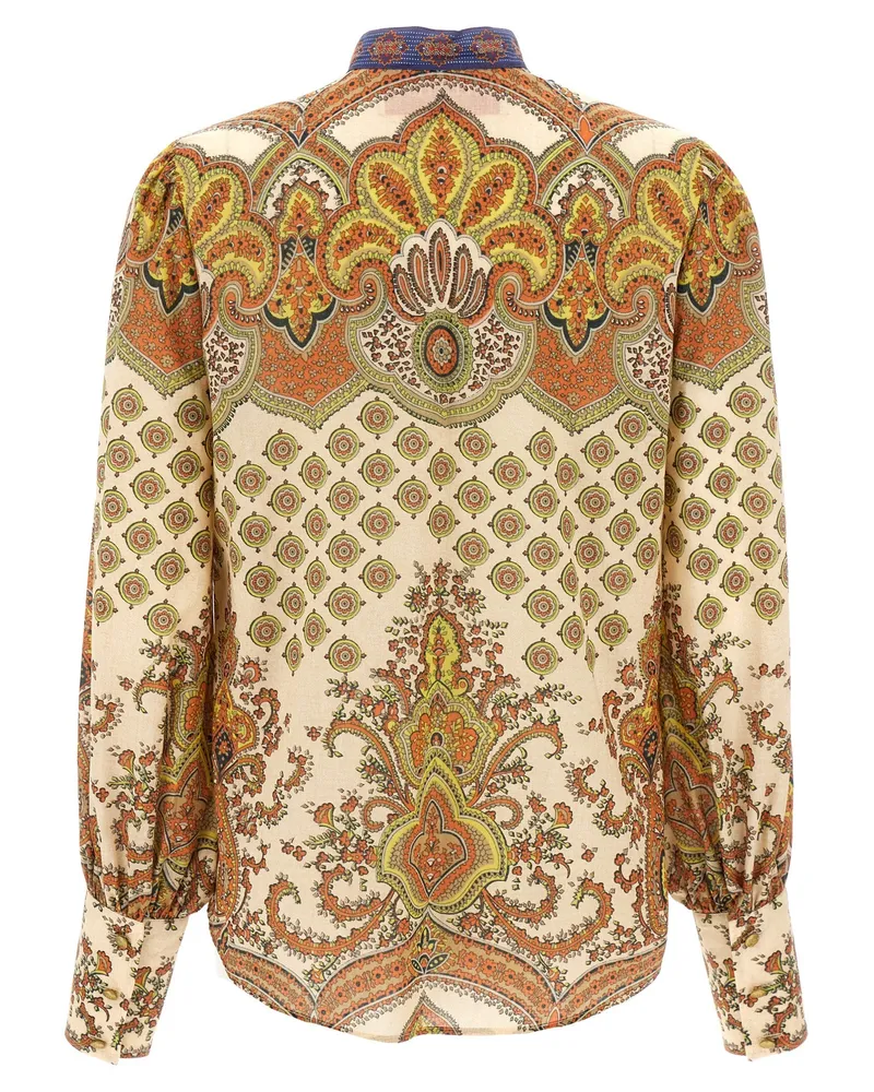 Valentino Garavani Women's Multicolor Cotton Blouse Multicolor