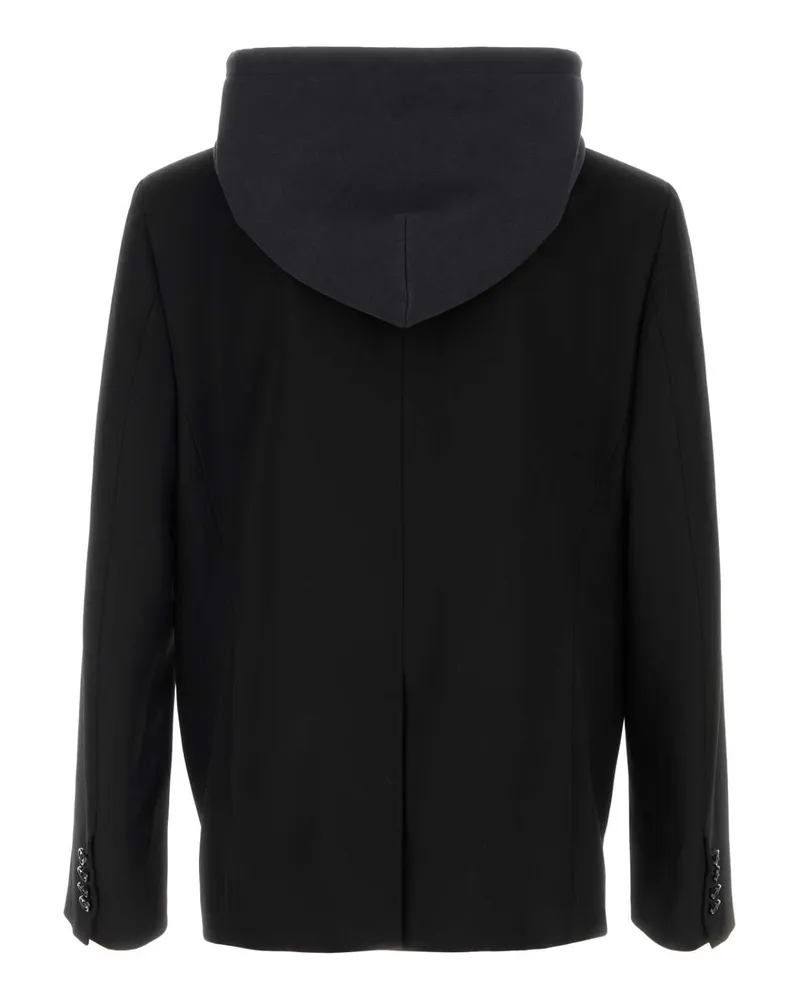 Balenciaga Men's Black Wool Blazer Giacche E Gilet Jacket Black