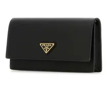 Saffiano Leather Wallet — Black