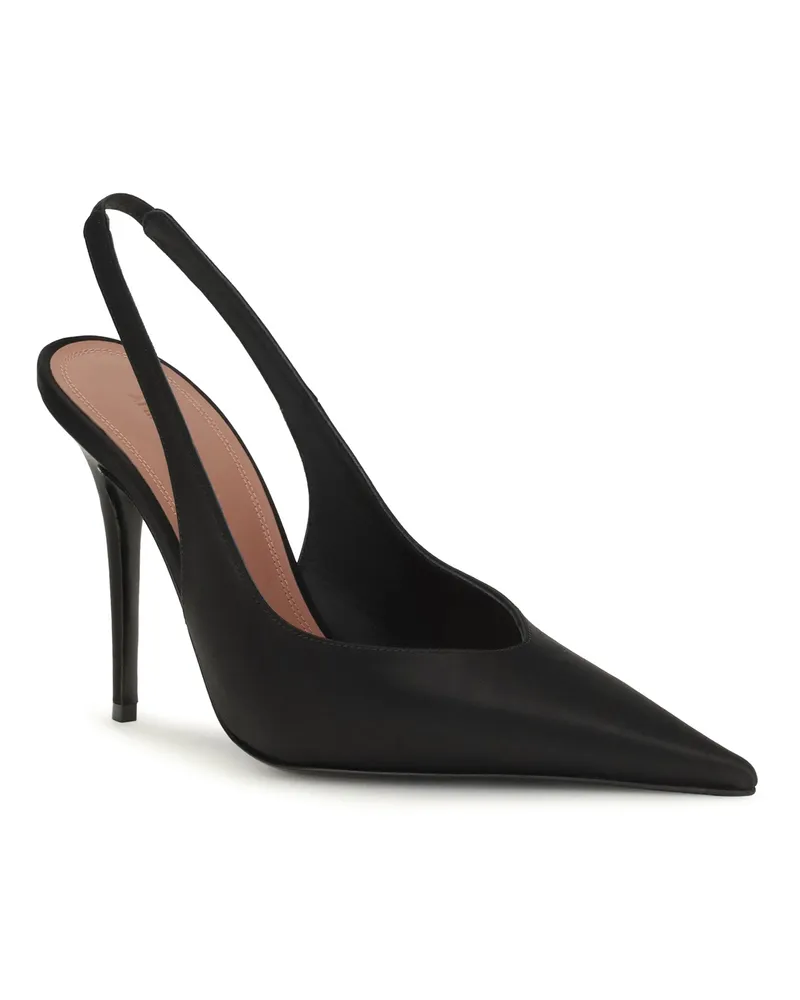Amina Muaddi Anok Slingback Pump — Black Black