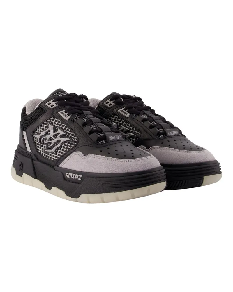 Amiri Men's Ma-94 Sneakers -  Leather Black Calfskin Shoes Black