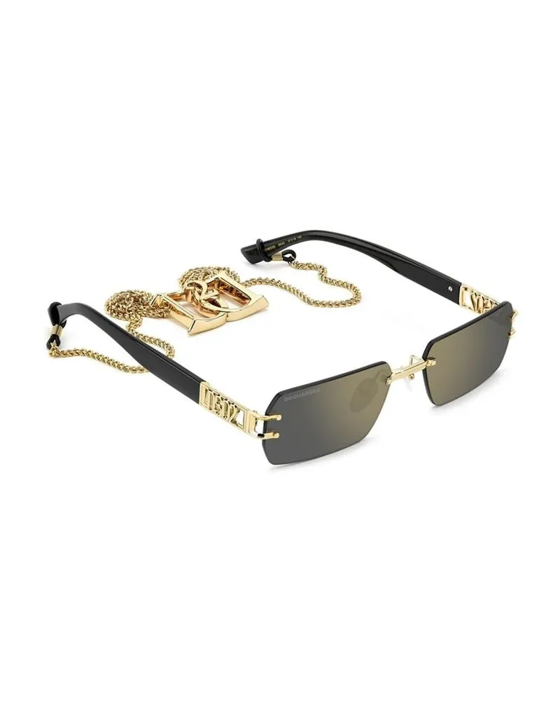 Dsquared2 Men's Sunglasses Rose Gold Metal Rose