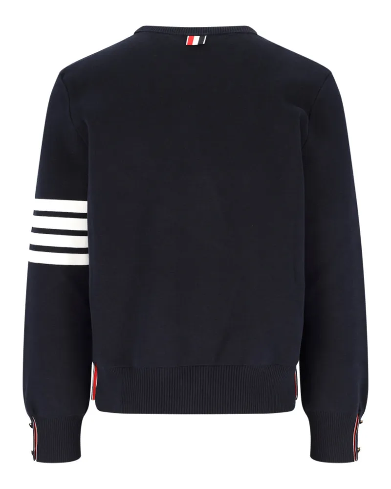 Thom Browne Men's Sweaters Blue Cotton Navy