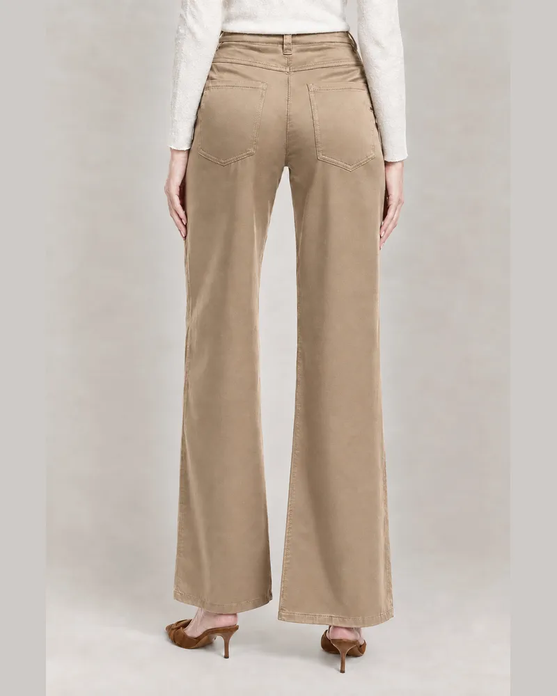 Brunello Cucinelli Wide Leg Trousers — Gray Gray