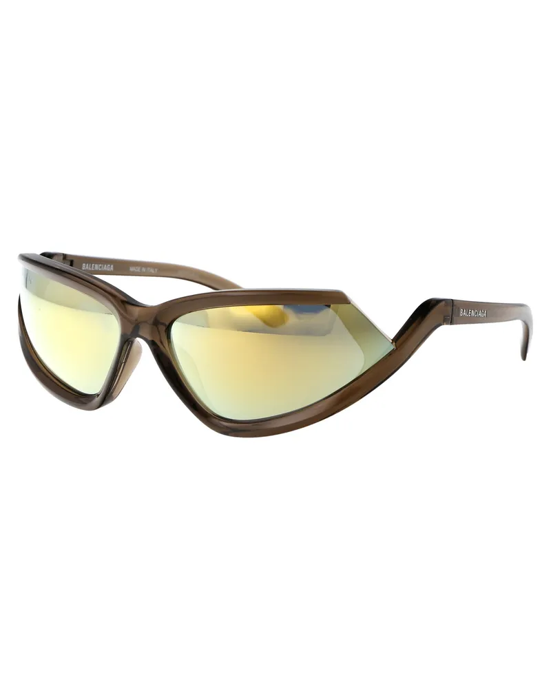 Balenciaga Unisex Sunglasses Bb0289s Brown-Brown-Yellow Acetate Brown/brown/yellow Brown