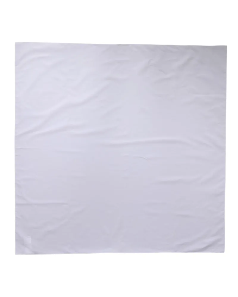 Dolce & Gabbana Women's White Cotton Wrap Square Shawl Stole 91cm X 90cm Scarf White