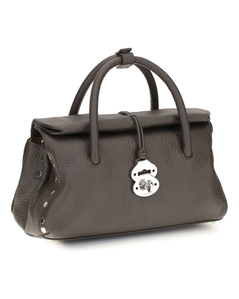 Zanellato Women's Dotta Centauro Shoulder Bag Brown Castel Del Monte Calf Leather Bos Taurus Brown