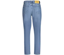 Cotton Mom Jeans — Blue
