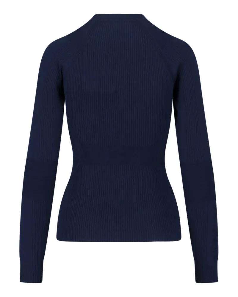 Moncler Women's Sweaters Blue Viscose Blue