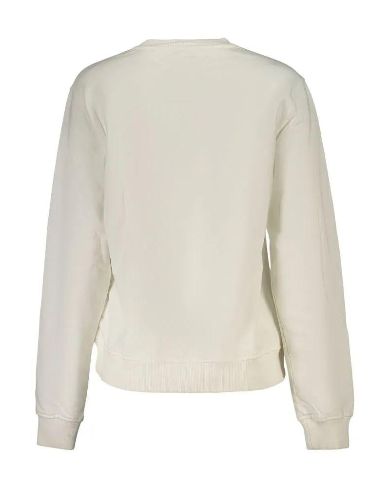 Tommy Hilfiger Logo-Print Cotton Sweatshirt — White White