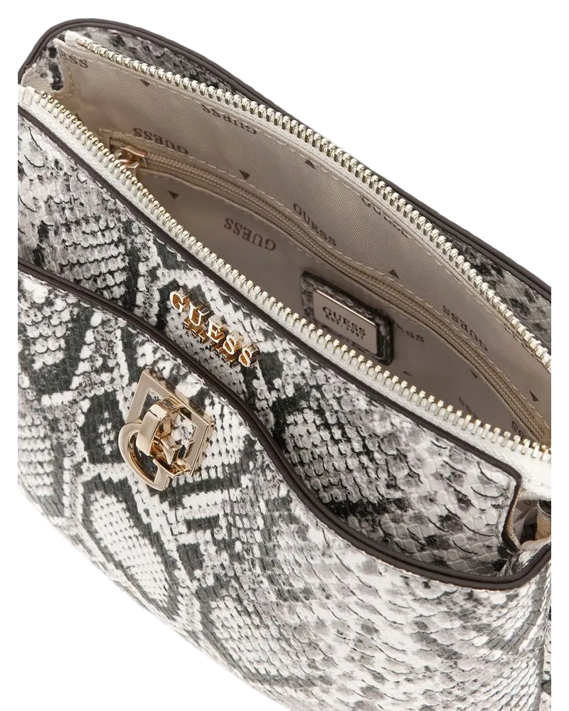Guess Women's Crossbody Bag Natural Polyurethane - Crossbody-Bags White