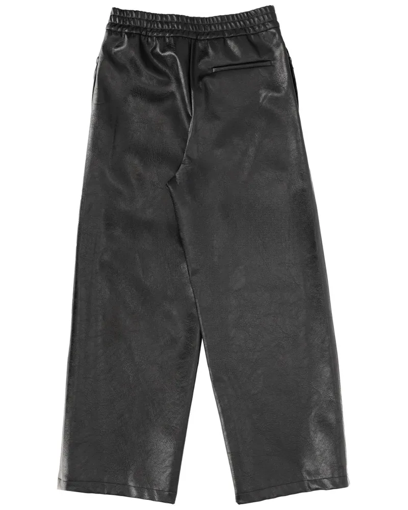 MSGM Viscose Blend Joggers — Black Black