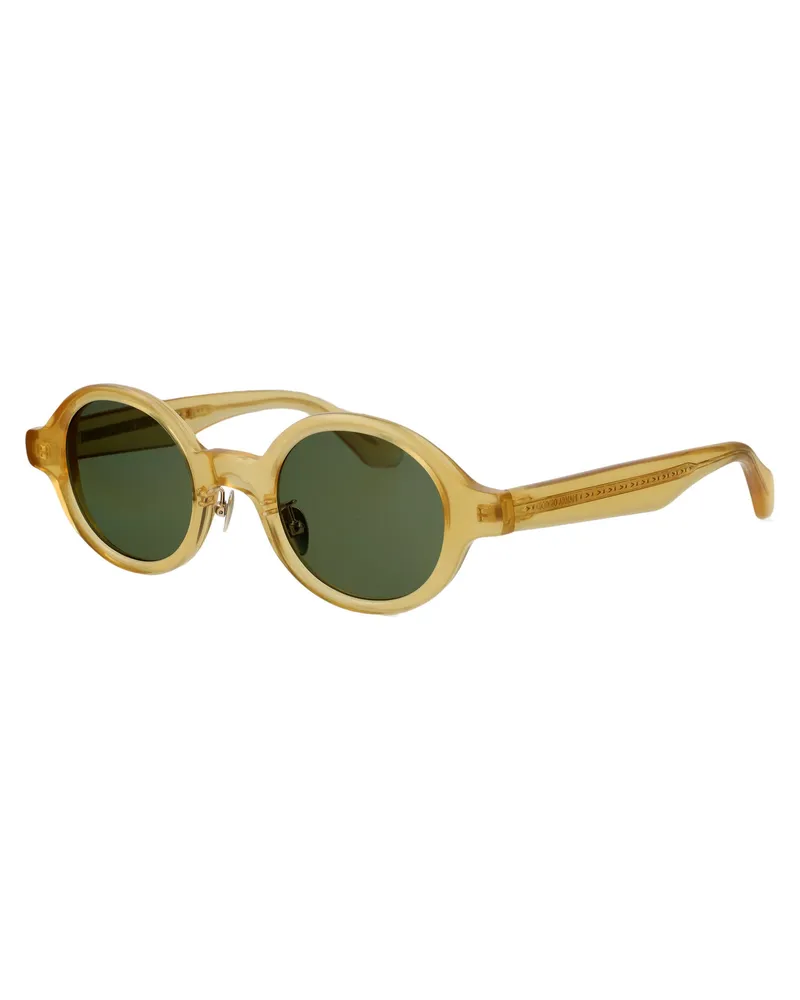 Giorgio Armani Men's Sunglasses 0ar8205 Transparent Honey Acetate Gold