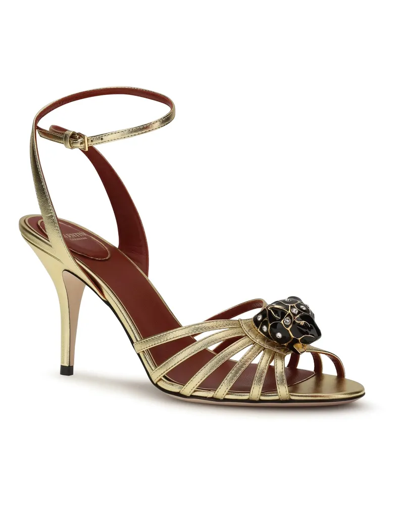Valentino Garavani Women's Pas De Chat Sandals Antique Brass Light Gold