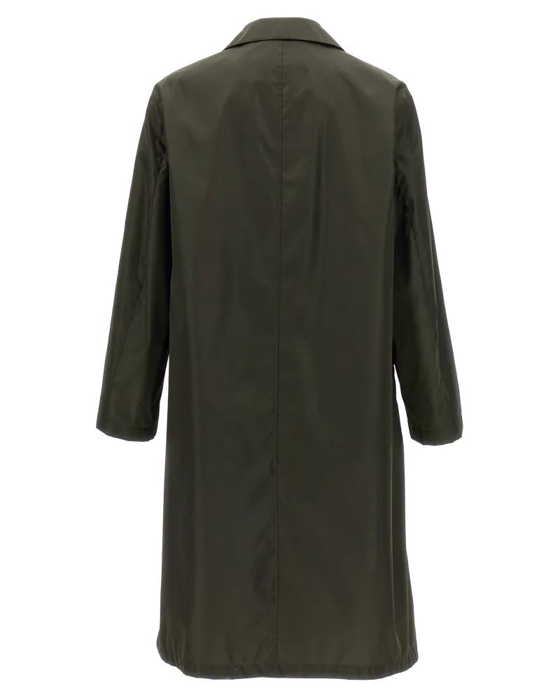 Jil Sander Men's Bicolor Polyamide Coat Clothing Green