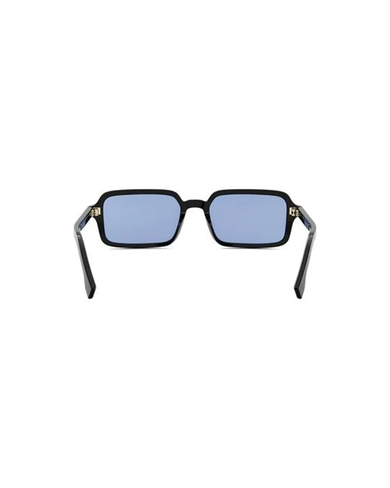 Fendi Unisex Sunglasses Black Acetate Black