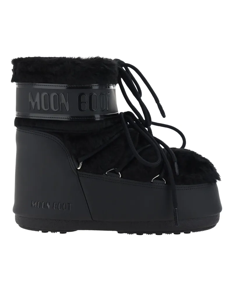 Moon Boot Women's Icon Low Faux Fur Boots Black Upper: Modacrylic Black