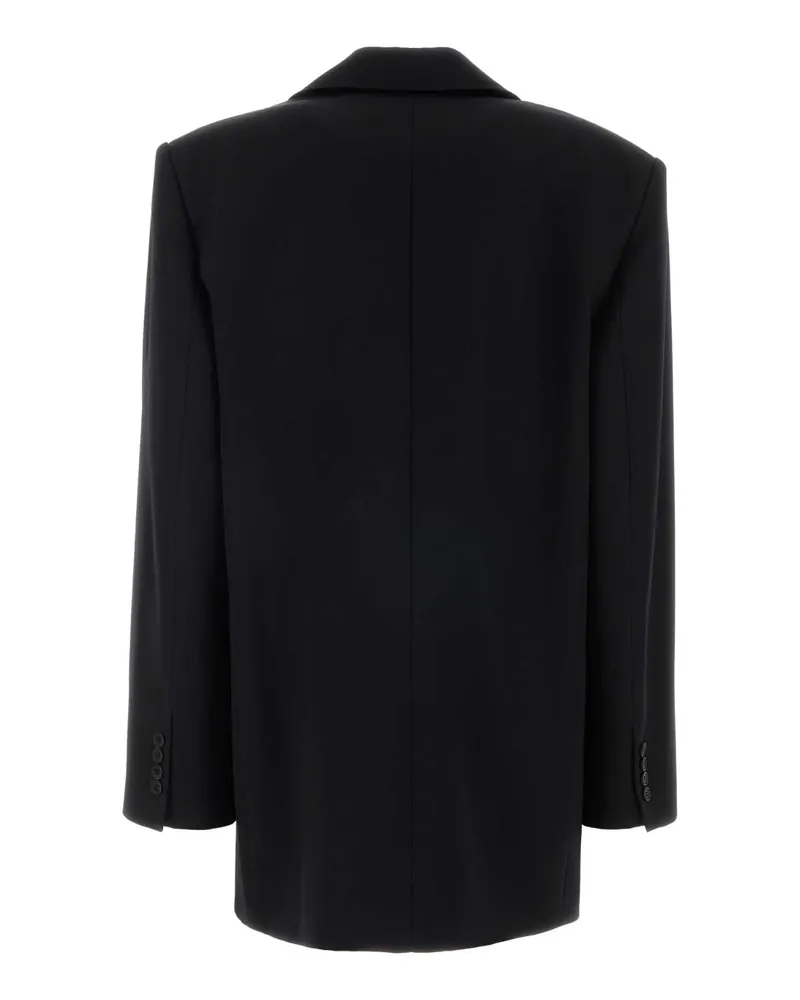 ATTICO Virgin Wool Blazer — Black Black