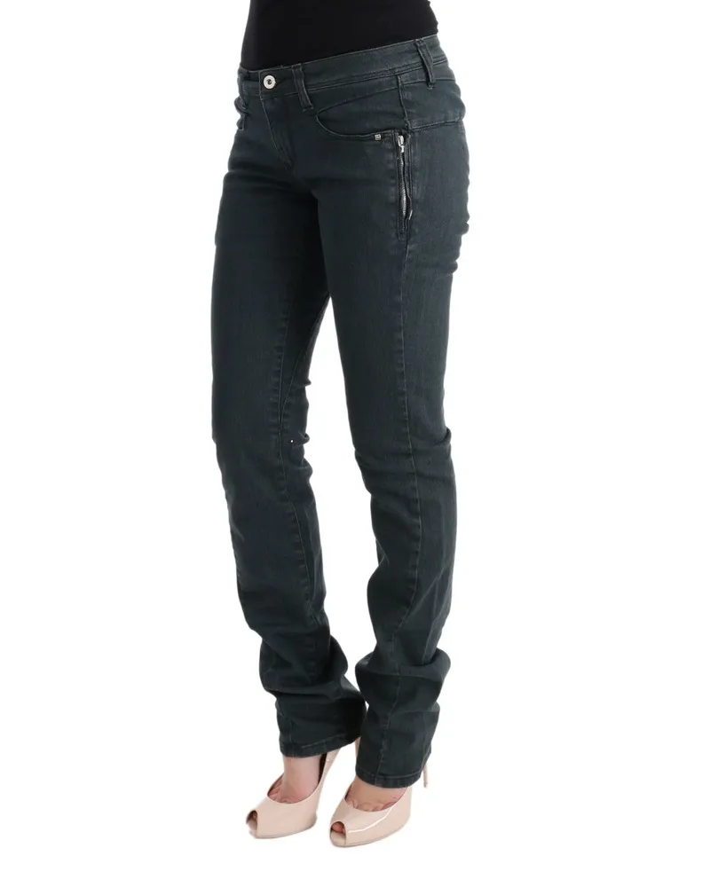 CoSTUME NATIONAL Women's Gray Cotton Superslim Denim Jeans Clothing Gray