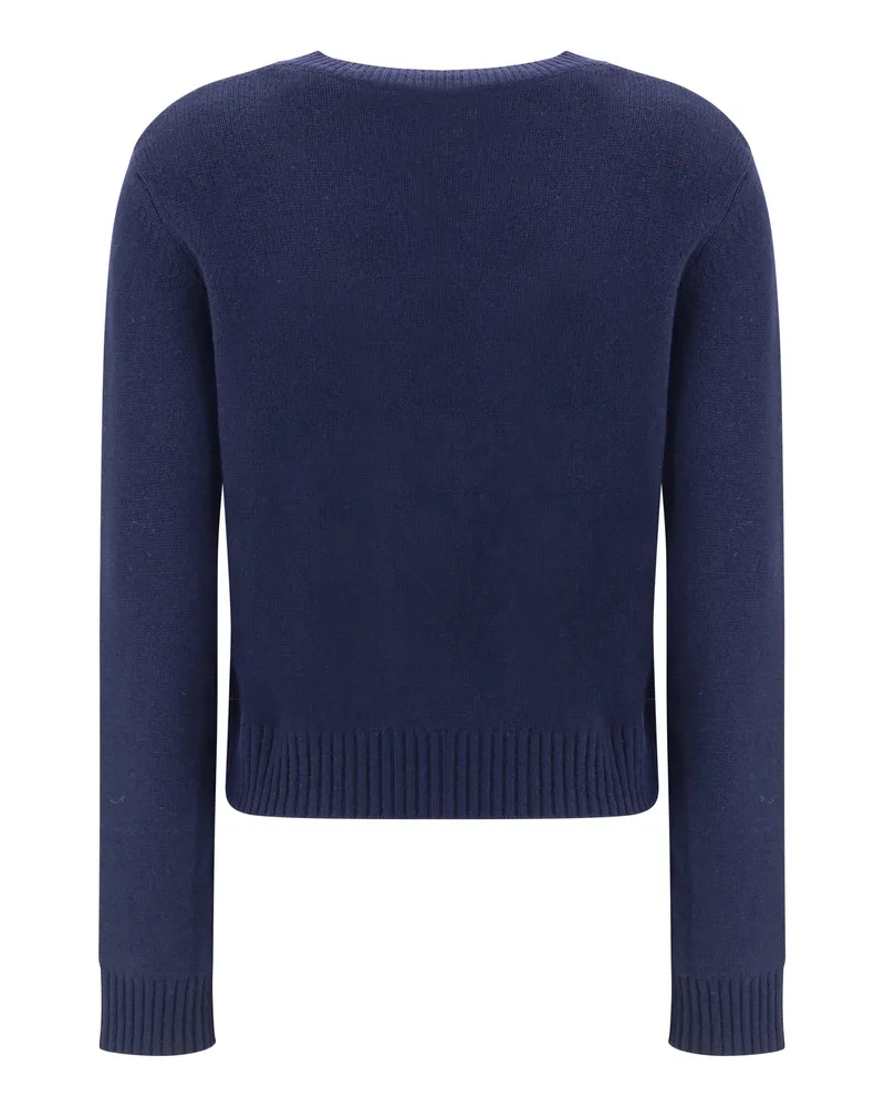 Lisa Yang Women's Mable Sweater Navy Kashmir-Capra Hircus Kashmir/capra Navy